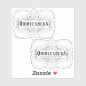 Sticker Quinceanera du sud-ouest (Feuille)