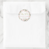 sticker quinceañera floral rose (Sac)