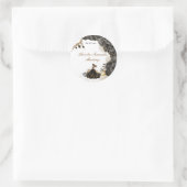 Sticker Quinceañera noir et or (Sac)