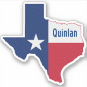 Sticker Quinlan Texas (Devant)