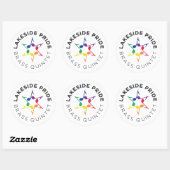 Sticker quintette en laiton (Feuille)