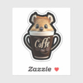 sticker Quokka CAFFEE (Feuille)