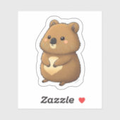 Sticker Quokka mignon (Feuille)