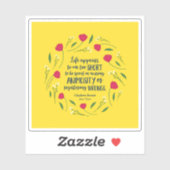 Sticker Quota de Charlotte Bronte Jane Eyre Floral Life Bo (Feuille)