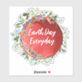 Sticker quotidien EarthDay (Feuille)