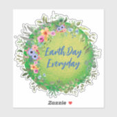 Sticker quotidien EarthDay (Feuille)