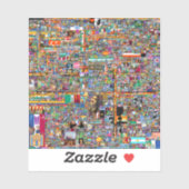 Sticker r/lieu (Feuille)