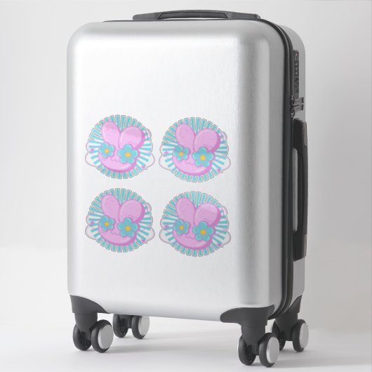 Sticker Rabbit (Sur valise)