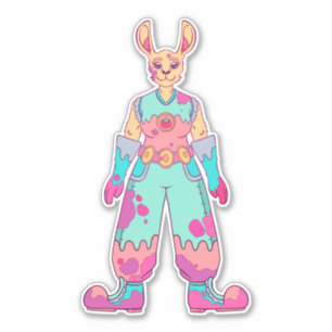 Sticker Rabbit d'été