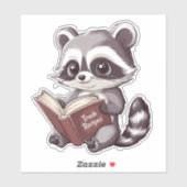 Sticker Raccoon (Feuille)