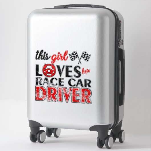 Sticker Race Car (Sur valise)