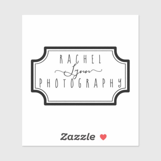 Sticker Rachel Lynn Photographie (Feuille)