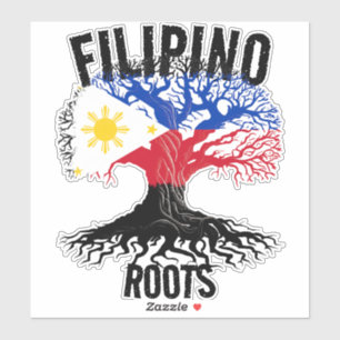 STICKER RACINES DE FILIPINO