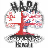 STICKER RACINES HAPA TONGA HAWAII (Devant)