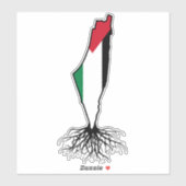 Sticker racines palestiniennes (Feuille)