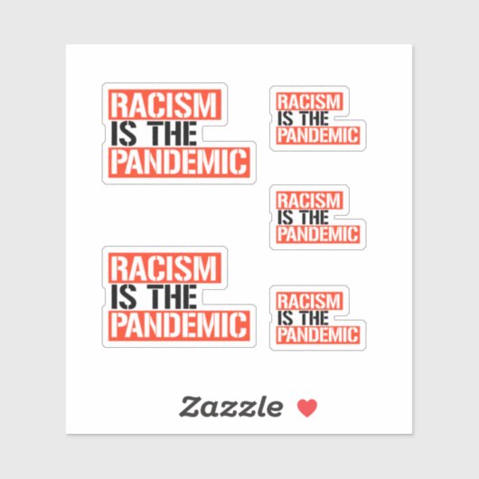 Sticker Racism (Feuille)