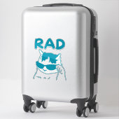 Sticker rad cat (Sur valise)