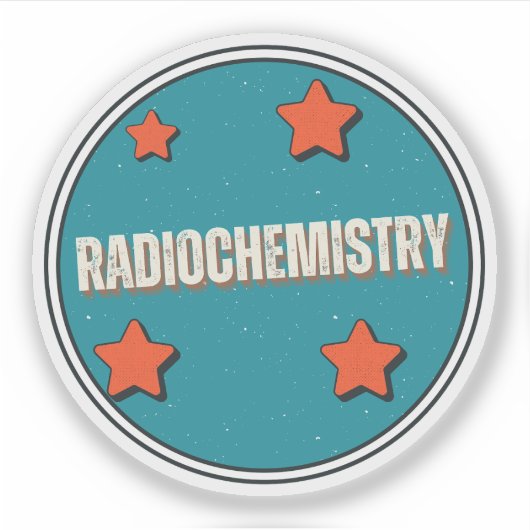 Sticker Radiochimie (Devant)