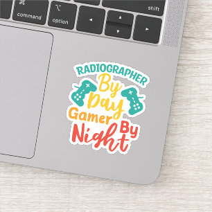 Sticker Radiographe Par Joueur De Jour Par Nuit