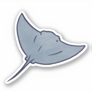 Sticker Raie de mer flap flap chauve-souris