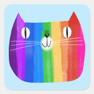 Sticker Rainbow Cat
