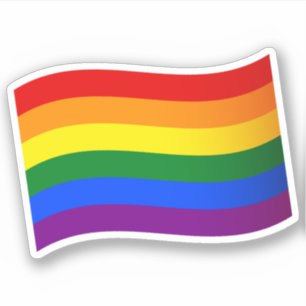 Sticker Rainbow Flag Gay pride LGBTQ sortie et fière