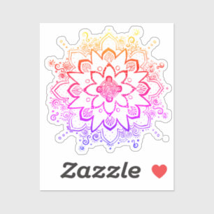 Sticker Rainbow Mandala