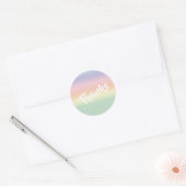 Sticker Rainbow Merci (Enveloppe)