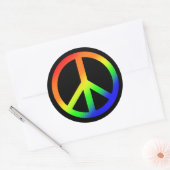 Sticker Rainbow Peace (Enveloppe)