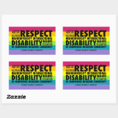 Sticker Rainbow Pride AWN (Feuille)