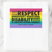 Sticker Rainbow Pride AWN (Sac)