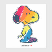 Sticker Rainbow Snoopy (Feuille)