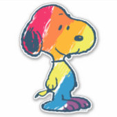 Sticker Rainbow Snoopy (Devant)