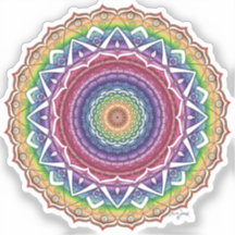 Rainbow Spiral et Fleur géométrique Mandala