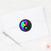 Sticker Rainbow Spiral Yin Yang (Enveloppe)