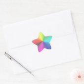 Sticker Rainbow Star (Enveloppe)