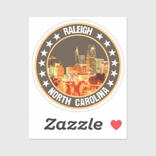 Sticker Raleigh (Feuille)