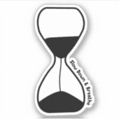 Sticker Ralentir et respirer - Auto-soins (Devant)