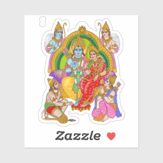 Sticker Ram Darbar (Feuille)