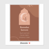 Sticker Ramadan Kareem (Feuille)
