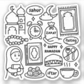 Sticker Ramadan Kareem (Devant)