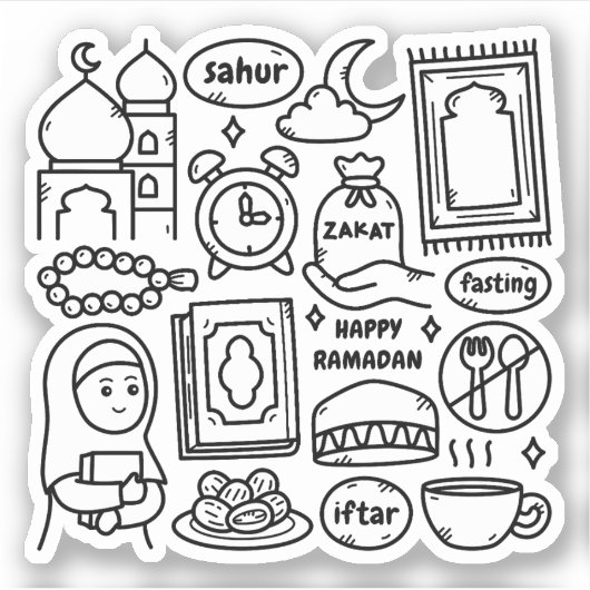 Sticker Ramadan Kareem (Devant)