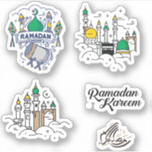 Sticker Ramadan Kareem calligraphie arabe (Devant)
