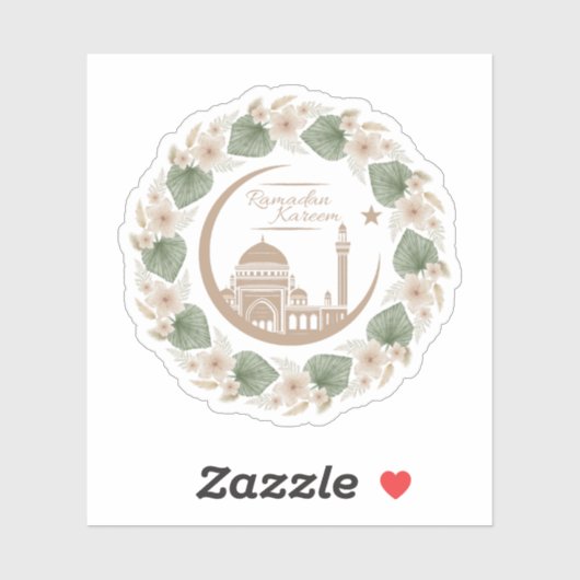 Sticker ramadan karem (Feuille)