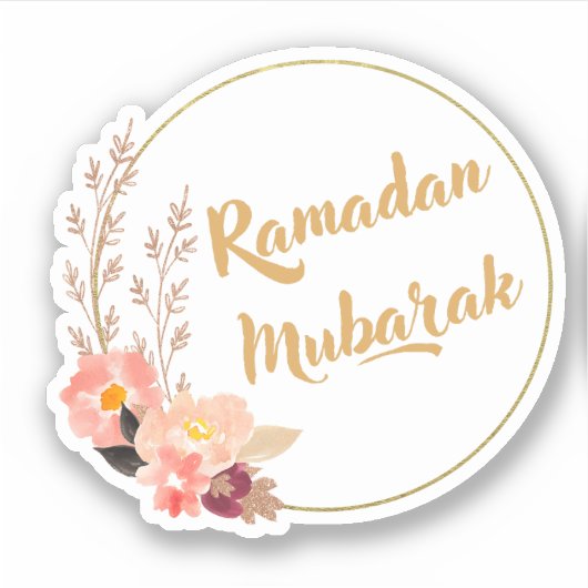 Sticker Ramadan Mubarak 5 (Devant)