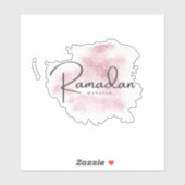 Sticker Ramadan Mubarak karem (Feuille)