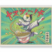 Sticker Ramen Cat (Devant)