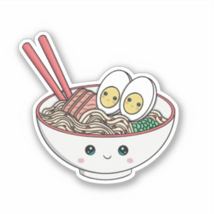 Sticker Ramen Noodle Bowl