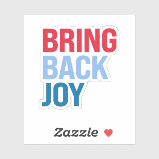 Sticker Ramenez la joie (Feuille)