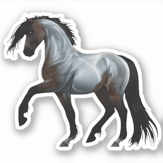 Sticker Ramirez - Cheval espagnol (Devant)